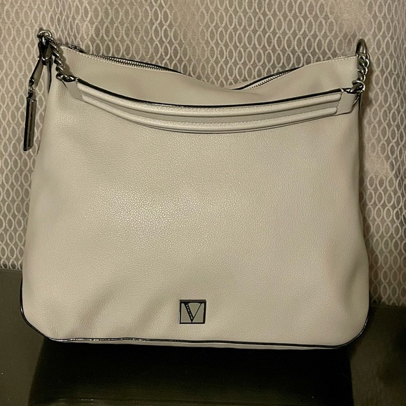 Victoria’s Secret Gray Hobo Shoulder Bag NWOT - Picture 3 of 8